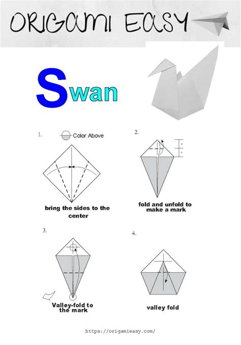 Animals ⭐ How To Make A Origami Swan Origami Easy