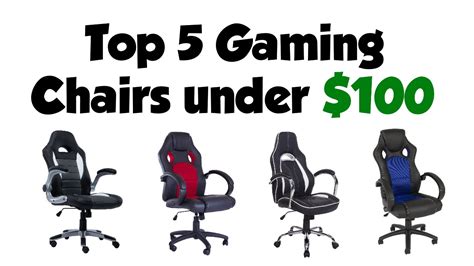 We picked the top 5 comfortable gaming chairs—the ones with ample padding and customizable settings that will keep your body relaxed and focused on. Top 5 Gaming Chairs under $100 - YouTube