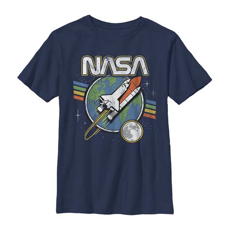 Nasa Nasa Boy S Retro Rocket Launch T Shirt Walmart Walmart