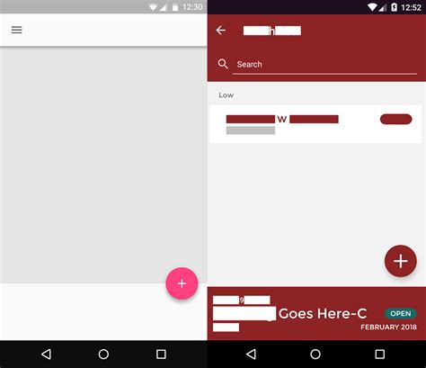 How To Position A Floating Action Button Android Only In Between Rows Or Layouts Xamarin