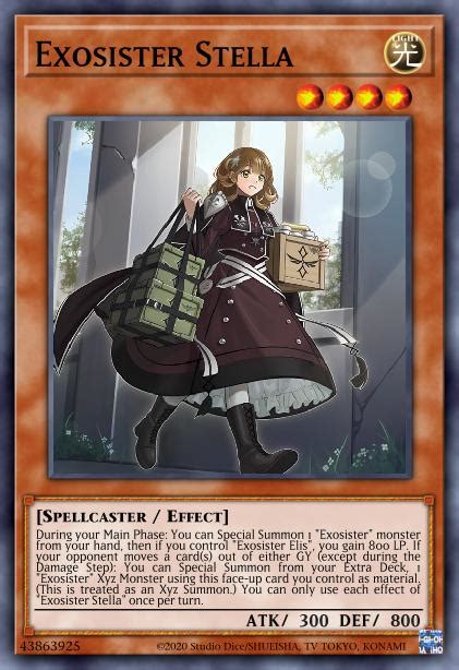 Exosister Stella Yu Gi Oh Card Database Ygoprodeck