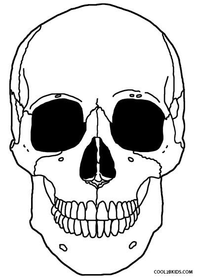 Halloween Skull Coloring Pages