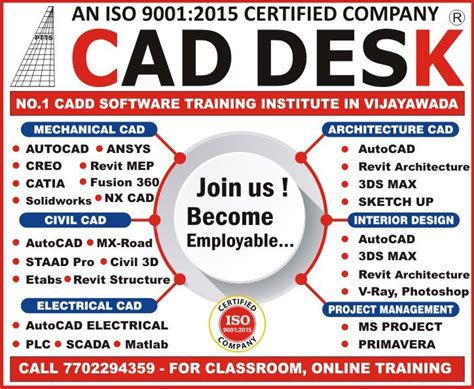Cad Desk Vijayawada Is The Best Cadd Software Training Institute In