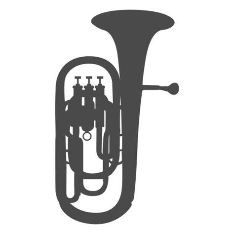 Mellophone Euphonium Baritone Horn Silhouette Sousaphone Silhouette