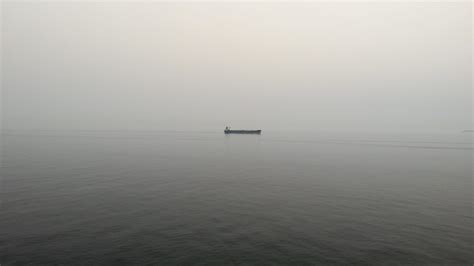 Free Images Sea Water Ocean Horizon Fog Sunrise Mist Boat