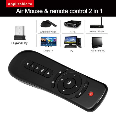 Cheap 24ghz Fly Air Mouse Wireless Handheld Remote Control 6axis Motion