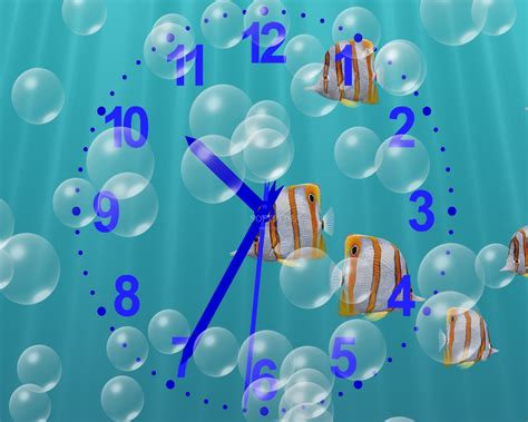 Underwater Bubble Clock Screensaver Download And Review