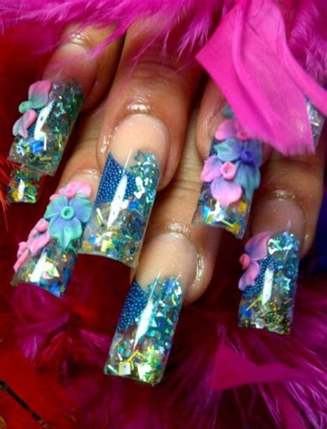 Acrylic Nails By Yamileth Duarte Bling Nails Sculpted Nails Fancy Nails