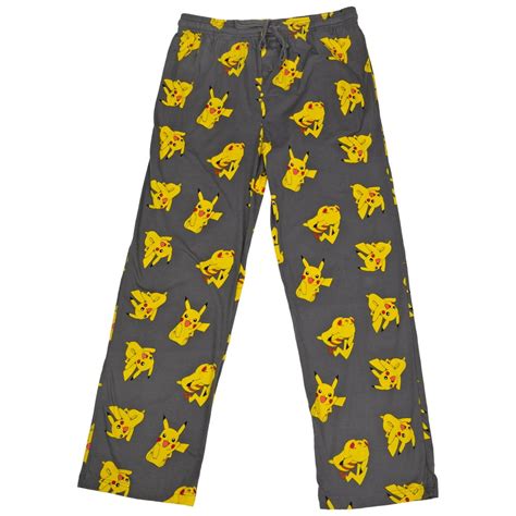 Pokémon Pokemon Pikachu Character All Over Print Pajama Sleep Pants