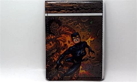 Sewn Duct Tape Comic Book Wallet Catwoman Design 11 By Ducttuff