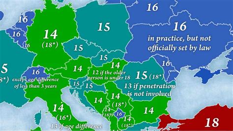 Hodnost Vstupné Vetchý Age Of Consent Europe Map Mateřská škola Všechno Pláž