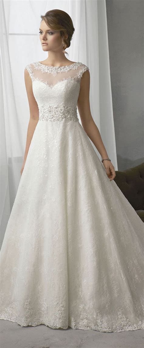 Hot promotions in bateau wedding dress on aliexpress we literally have thousands of great products in all product categories. Elegant Lace Bateau Neckline Natural Waistline A-line ...