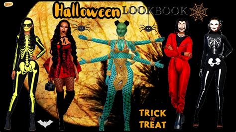 Halloween Lookbook Cc Links Sims 4 Youtube