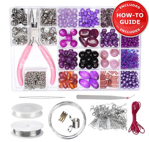 Maybe you would like to learn more about one of these? Jewelry Making Kit - DIY Jewelry Making Supplies, included Instructions - Purple | eBay