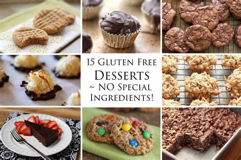 This is a wonderful recipe when there are no eggs in the house and you have to make cookies. 15 Delicious Gluten Free Desserts - NO special ingredients ...