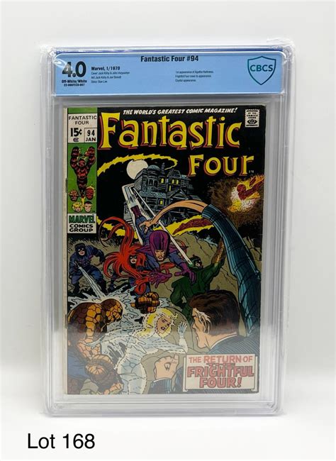 Bid Now Graded Fantastic Four 94 Comic Book March 4 0123 1100 Am Edt