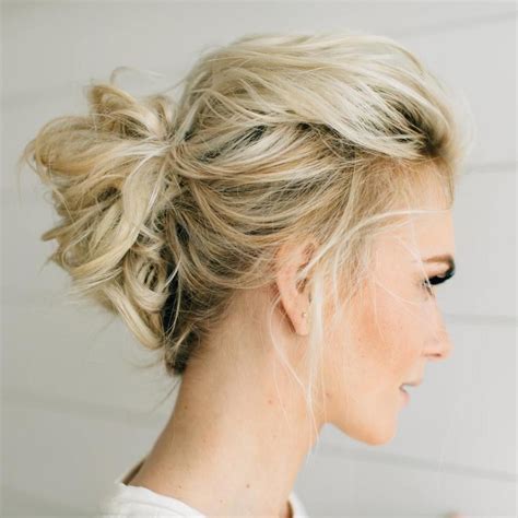 Medium Length Hair Messy Updos