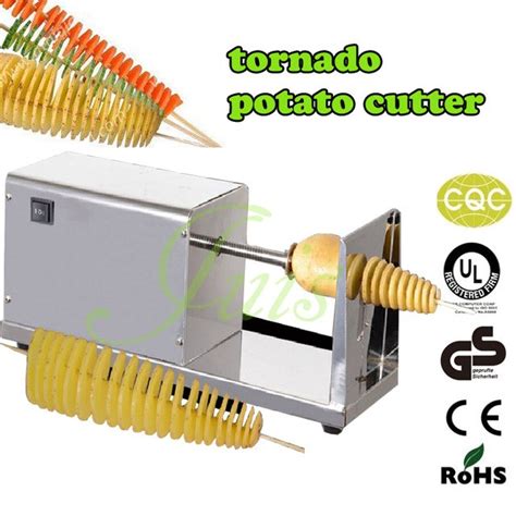 Stainless Steel Electric Tornado Potato Spiral Cutter For Home At Rs