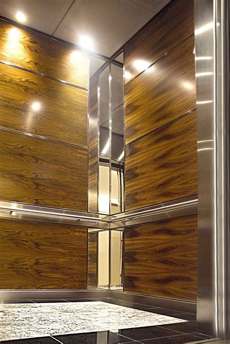 Veneer Clad Panels Elevator Interior Elevator Design Interor Design