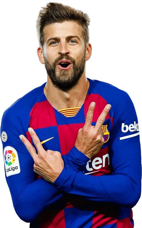 gerard piqué barcelona football render footyrenders