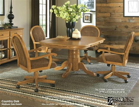 Kitchen Dinette Sets With Caster Chairs Noconexpress