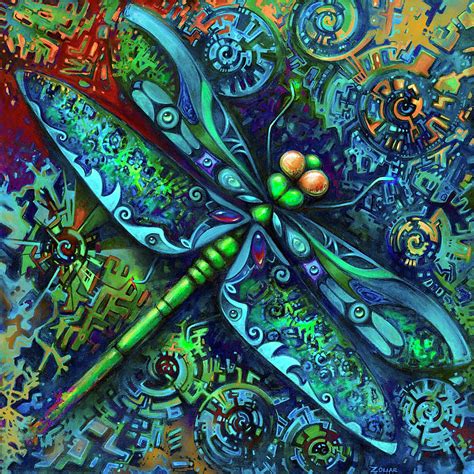 Dragonfly Laura Zollar 898×900 Dragonfly Art Diamond Painting