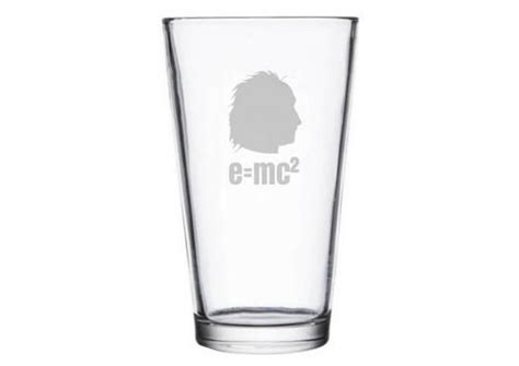 Albert Einstein Wine Or Pint Glass T Emc2 Etsy Pint Glass T