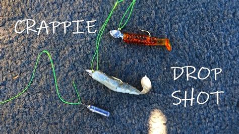 How To Tie A Drop Shot Rig For Crappie