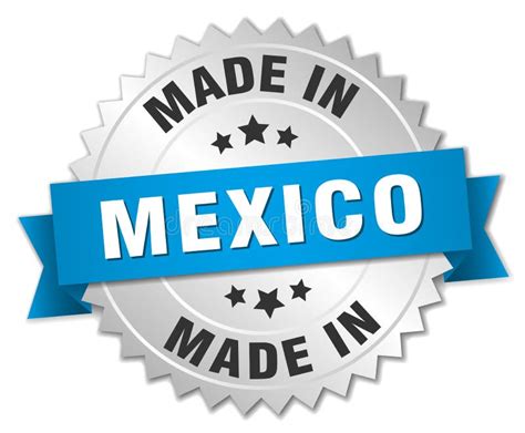 Made In Mexico Red Vintage Stamp Stock Vector Illustration Of