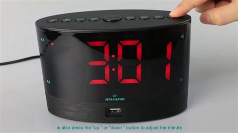 New Video For Anjank Alarm Clock With Wireless Bed Shaker Youtube