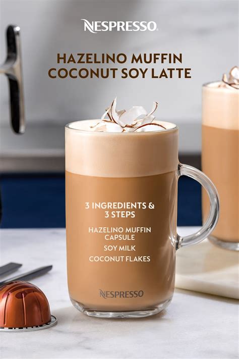 Start Your Morning With A Flavorful Non Dairy Latte Nespresso Recipes Flavored Coffee Pods