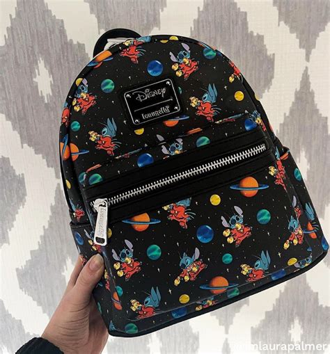 Loungefly Disney Lilo And Stitch Stitch In Space All Over Print Mini