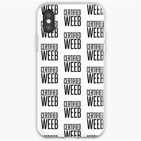 Certified Weeb Iphone Case And Cover By Ha1ei Redbubble