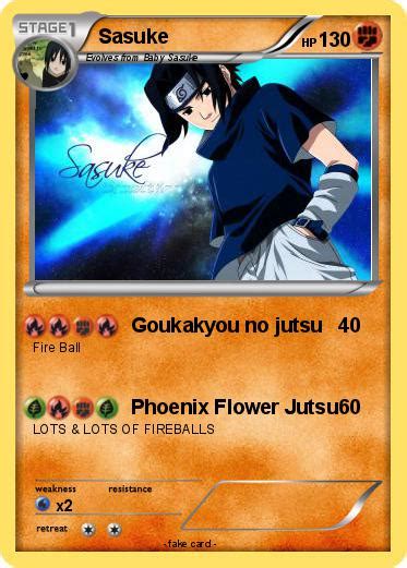 Pokémon Sasuke 4533 4533 Goukakyou No Jutsu My Pokemon Card