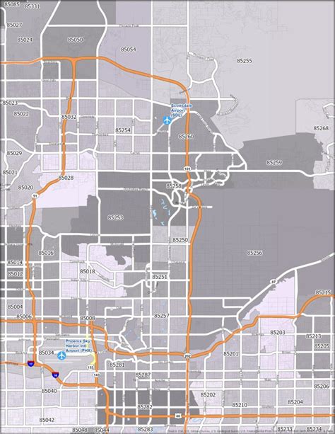 Scottsdale Zip Code Map Gis Geography The Best Porn Website