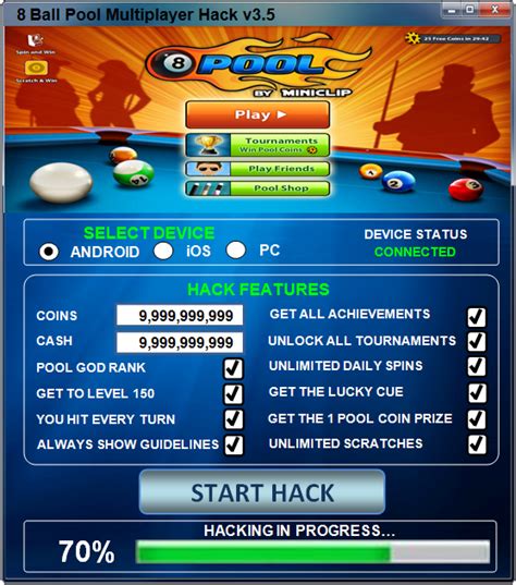 Aimbot for 8 bal pool game available for all platform! 8 Ball Pool Hack Tool Download No Survey | Games Hack Tools