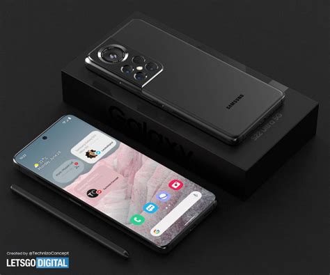 Samsung Galaxy S22 Ultra 3d Render Concept Shows The Attractive Look
