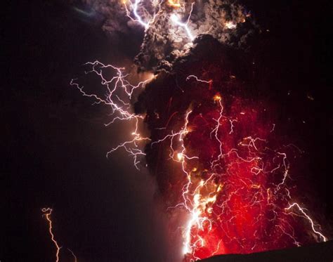 Lightning Storm Lightning Volcano