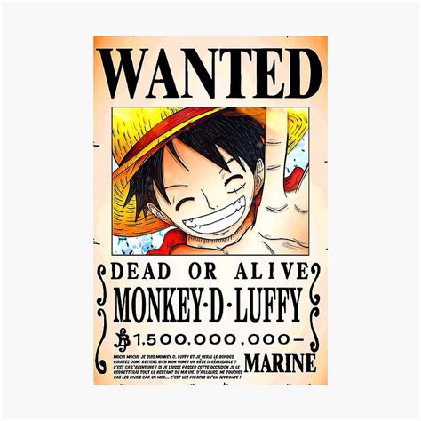 Luffy Billion Bounty Poster K Frases De One Piec Vrogue Co
