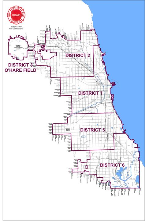 Map Showing Cfd Districts