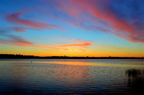 Free Images Landscape Sea Water Horizon Cloud Sunrise Sunset