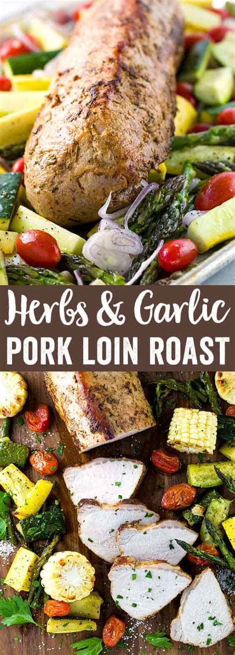 This link is to an external site that may or may not meet accessibility guidelines. Pork Loin Roast Recipe with Herbs and Garlic | Jessica Gavin