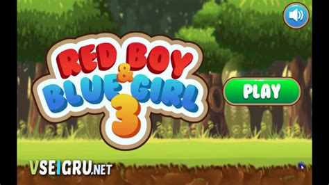 Red Boy And Blue Girl 3 Two Player Game Youtube