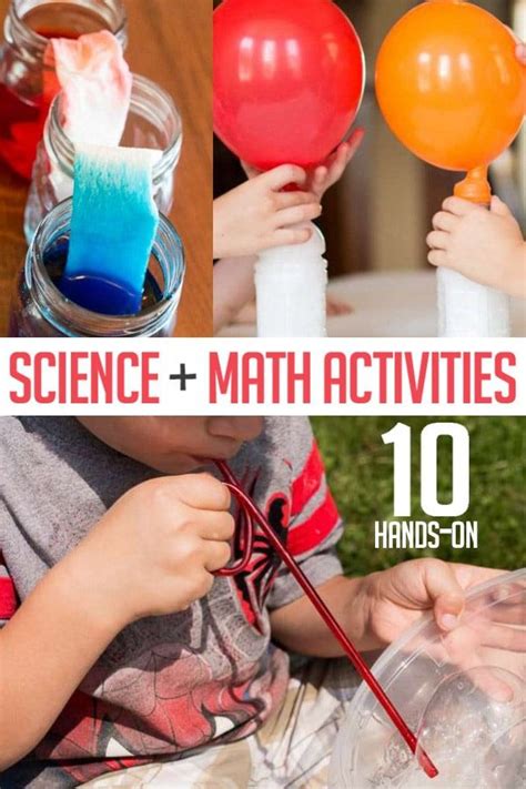 10 Hands On Science And Math Activities To Plan Your Week Easy Science