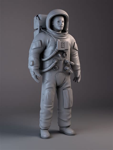 Astronaut 3d Model Rigged Free