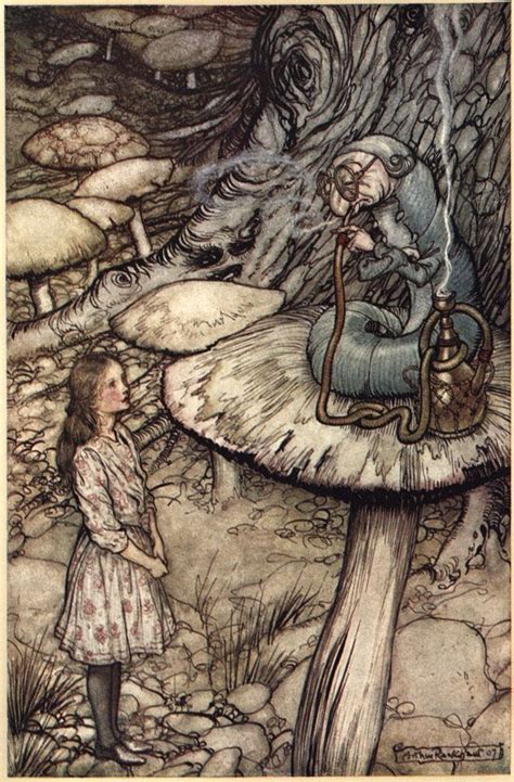 Arthur Rackham Alice In Wonderland Illustration Alice In Wonderland Illustrations Arthur
