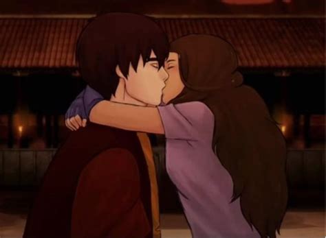 Prince Zuko And Katara S Romantic Kiss Of True Love Moment From Avatar The Last Airbender Zuko