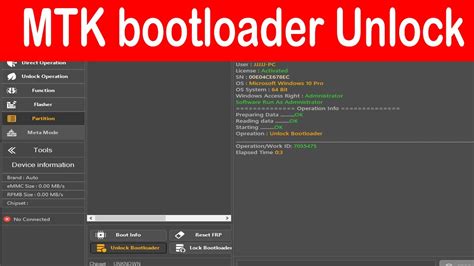 Auto Mtk Bootloader Unlock Tool Tft Mtk Tool Youtube