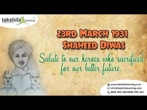 23rd march shaheed diwas of bhagat singh, raj guru, sukh dev.jai hind. Bhagat Singh Shaheed Diwas (23March 1931) Short Movie ...
