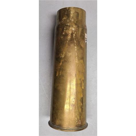 Ww1 Brass Shell Casing 1918 Cw Split Projectile